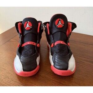 Nike Air Jordan Jumpman Two Trey Basketball Shoes Boys Size 4.5Y Black Sneakers